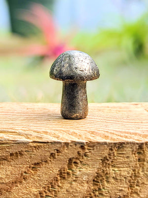 Mini Pyrite Crystal Mushroom
