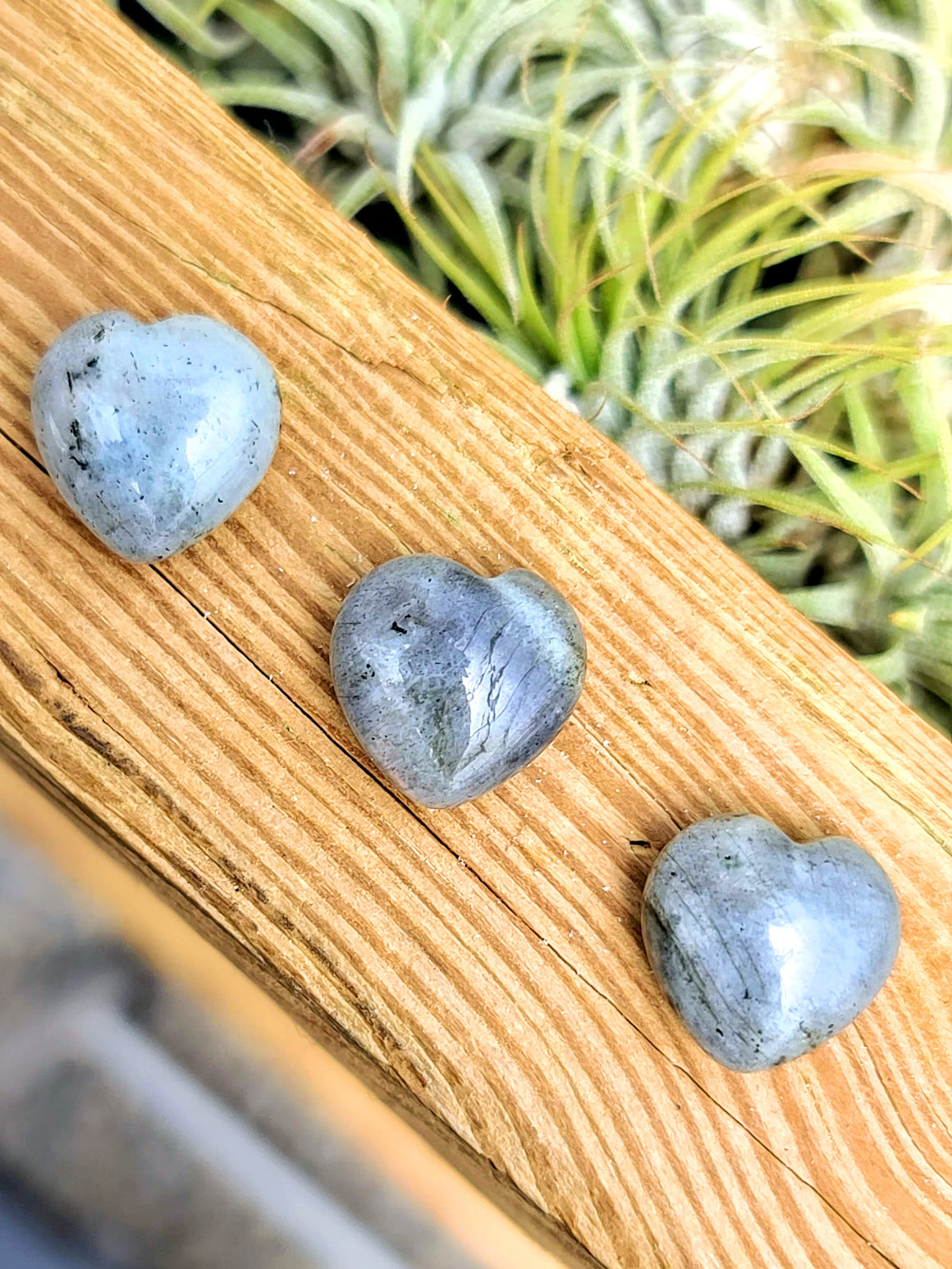 Mini Labradorite Crystal Heart