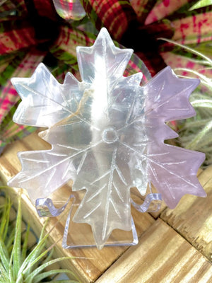 Fluorite Snowflake Crystal Carving