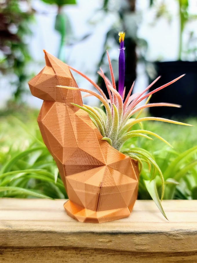 Small Cat 3D Printed Holder w/ Ionantha - Metallic Copper