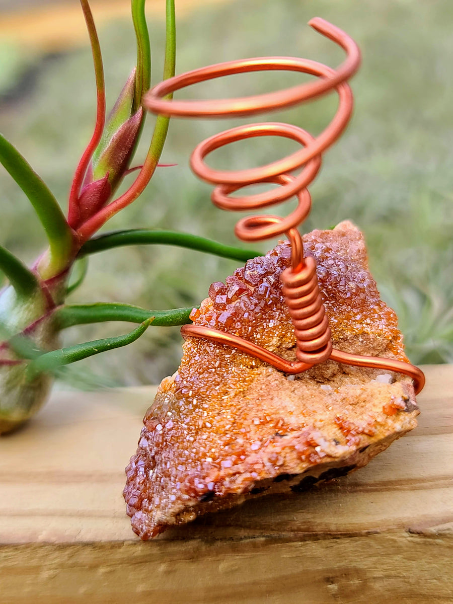 WYSIWYG Vanadinite Air Plant Holder with Bulbosa