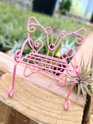 Butterfly Chair Holder w/ Air Plant
