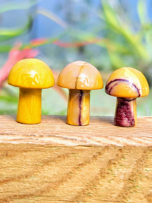 Mini Mookaite Crystal Mushroom