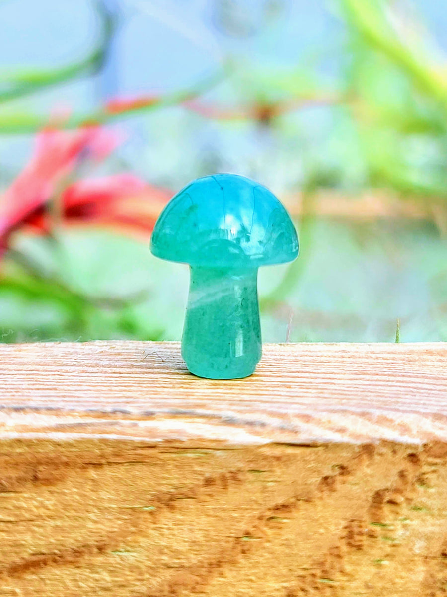 Mini Green Aventurine Crystal Mushroom