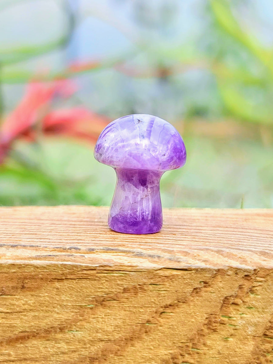 Mini Amethyst Crystal Mushroom