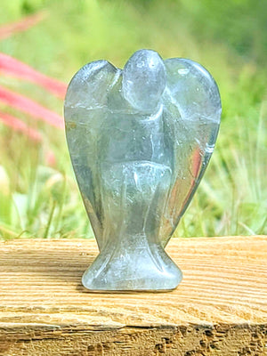 WYSIWYG Fluorite Crystal Angel Carving