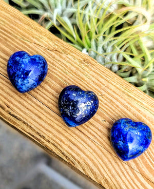 Mini Lapis Lazuli Crystal Heart