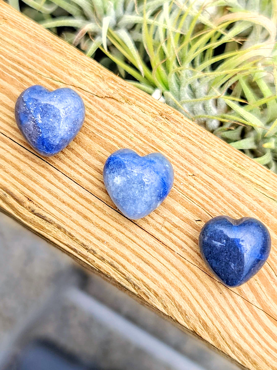 Mini Blue Aventurine Crystal Heart