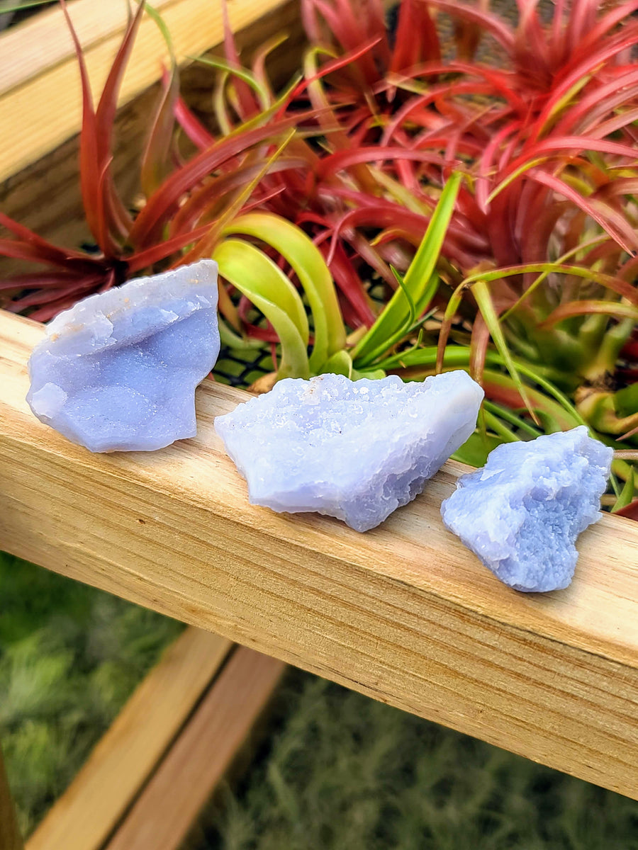 Blue Lace Agate Raw Stone