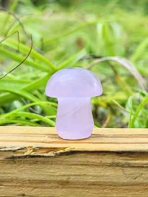 Pink Opalite Crystal Mushroom