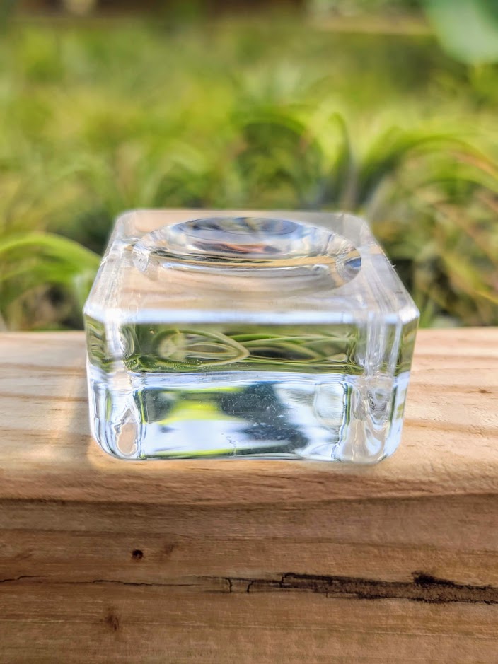 Large Square Crystal Stand