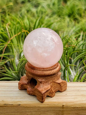 Small Wooden Crystal Stand