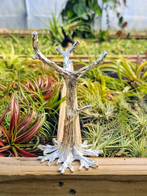 Silver Tree Crystal Stand