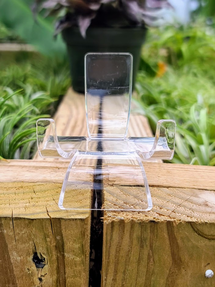 Large Clear Crystal Stand