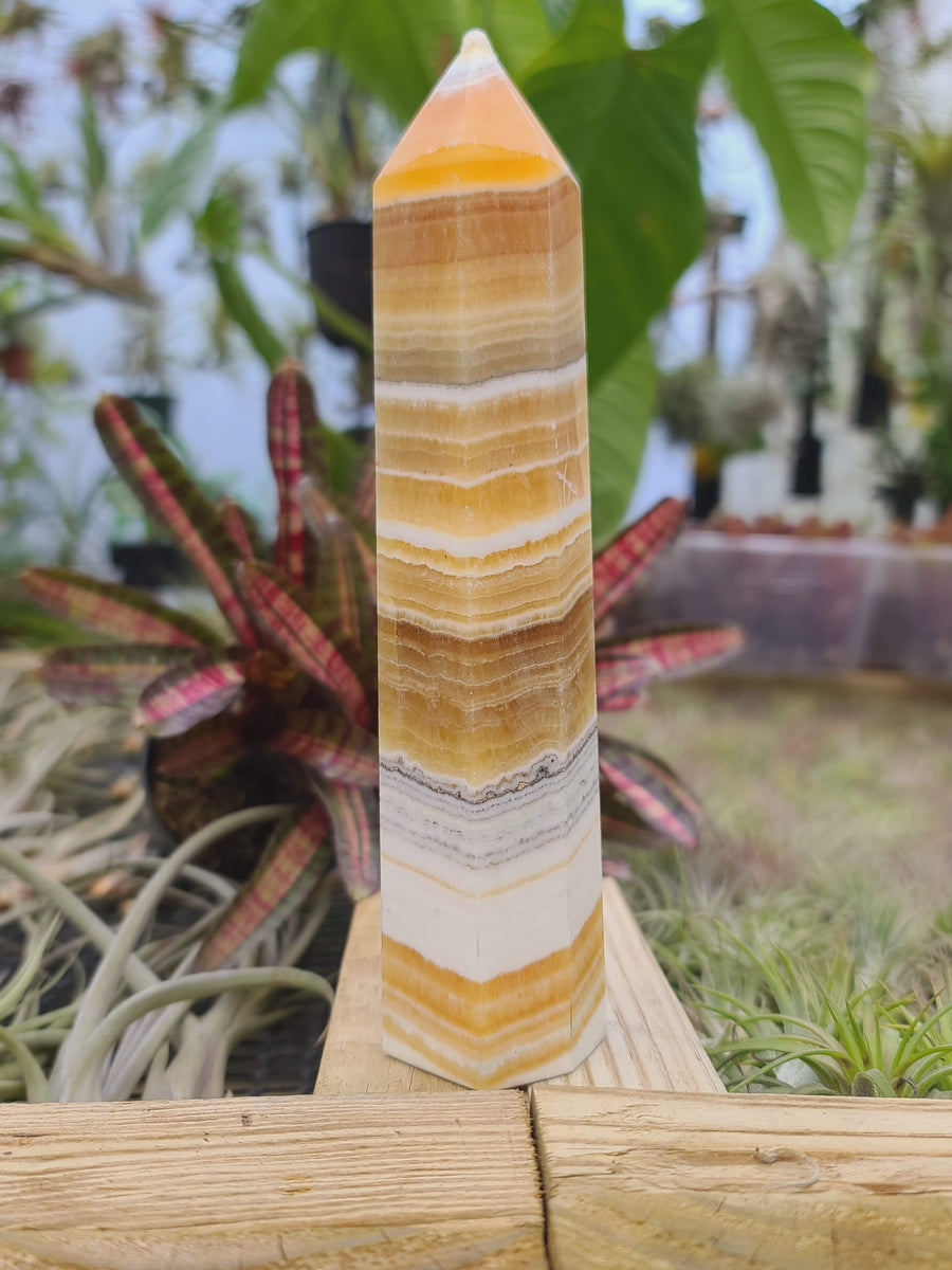 WYSIWYG- Orange Calcite Tower