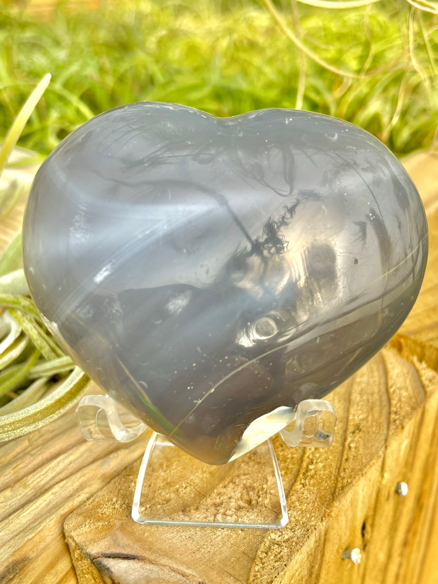 WYSIWYG- Orca Agate Heart