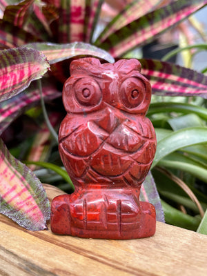 Owl Crystal Carving