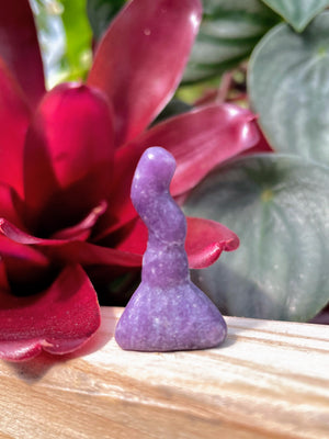Mini Witch Broom Crystal Carving