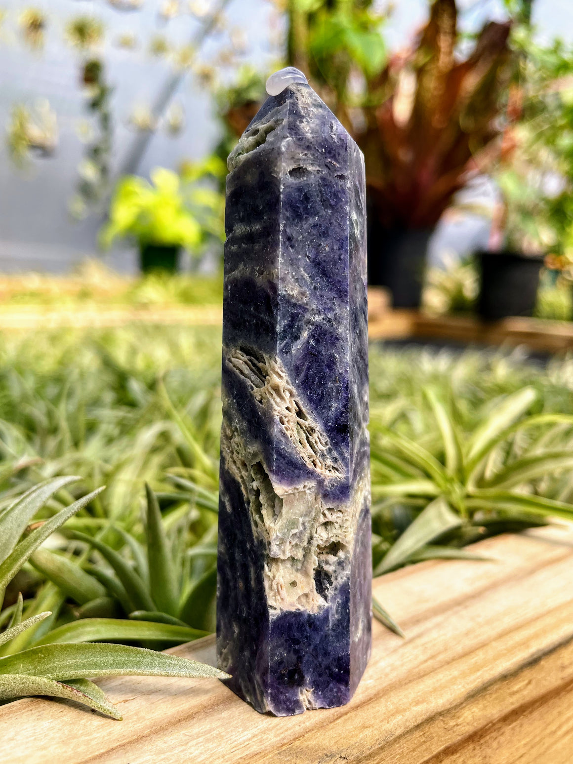 Purple Sphalerite Crystal Point