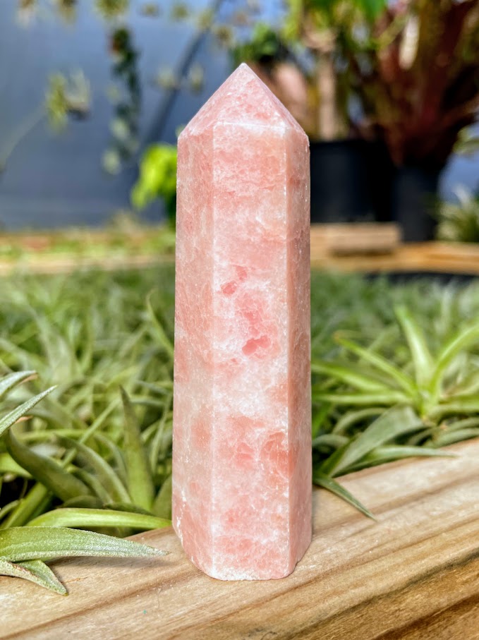 Pink Opal Crystal Point