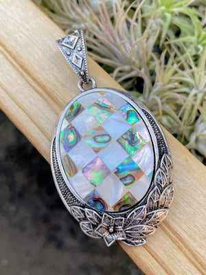 Abalone Shell & Mother of Pearl Pendant