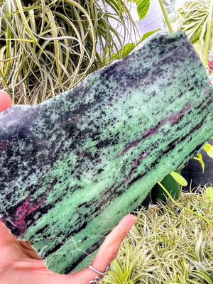 WYSIWYG- Ruby in Zoisite Slab