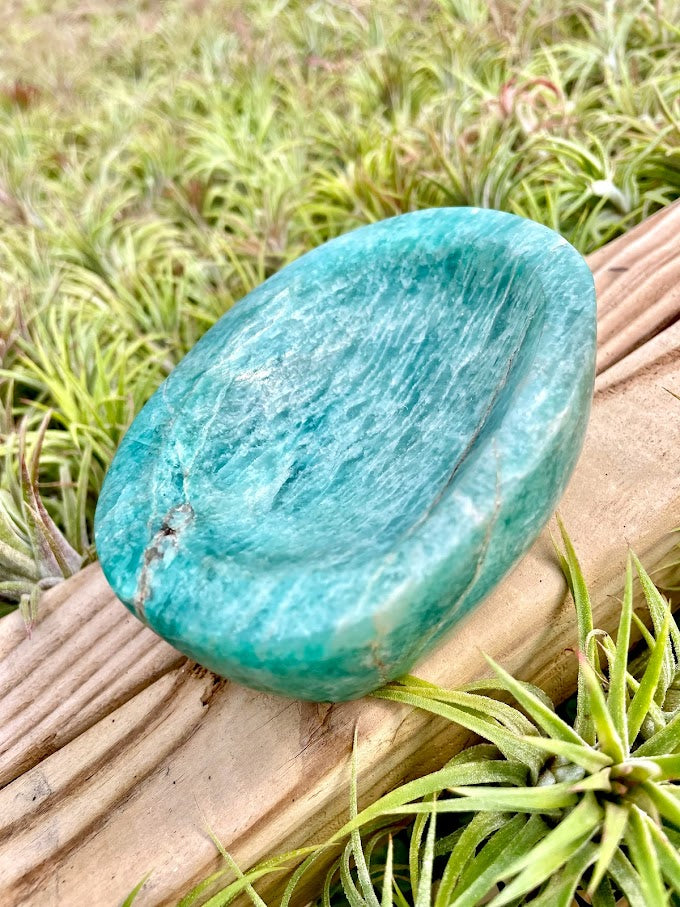 Amazonite Crystal Bowl