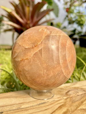 WYSIWYG- Peach Moonstone Sphere