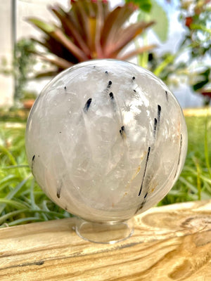 WYSIWYG- Tourmalinated Quartz Sphere