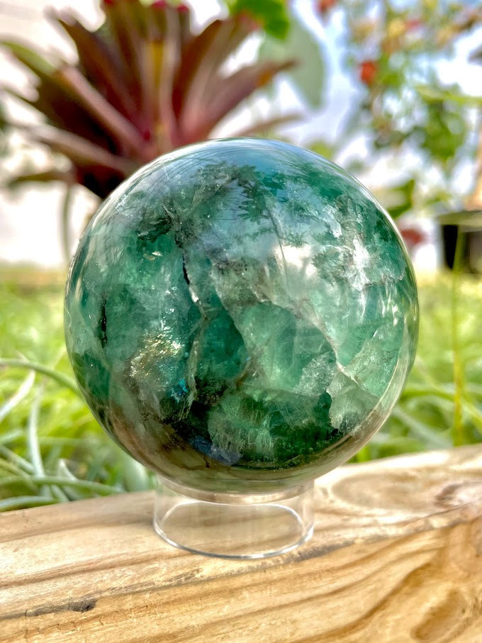 WYSIWYG- Green Fluorite Sphere