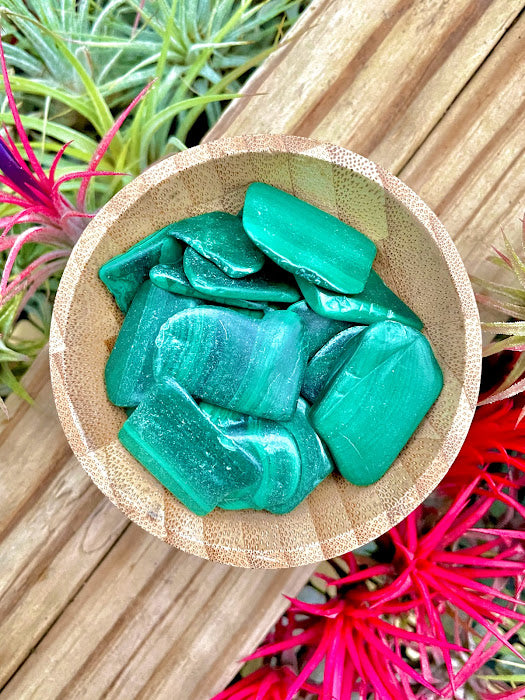Malachite Crystal Chips 1/4 cup (3oz)