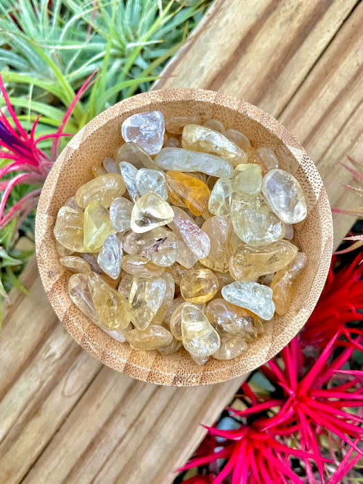 Citrine Crystal Chips 1/4 cup (3oz)