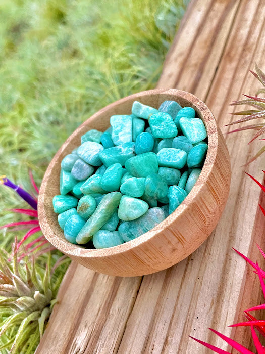 Amazonite Crystal Chips 1/4 cup (3oz)