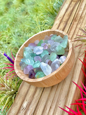 Rainbow Fluorite Crystal Chips 1/4 cup (3oz)
