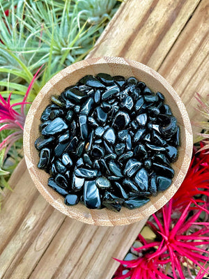 Obsidian Crystal Chips 1/4 cup (2.5oz)