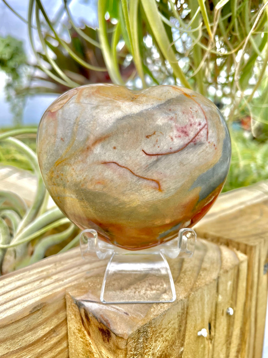 WYSIWYG- Polychrome Jasper Heart